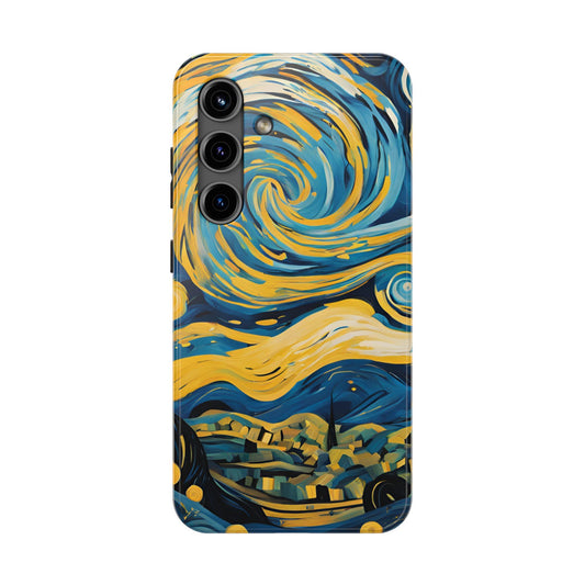 Vibrant Van Gogh Tough Phone Case - Artistic Protection for Everyday Use