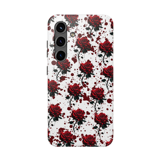 Red Rose Pattern | Tough Phone Cases