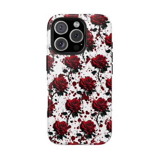 Red Rose Pattern | Tough Phone Cases